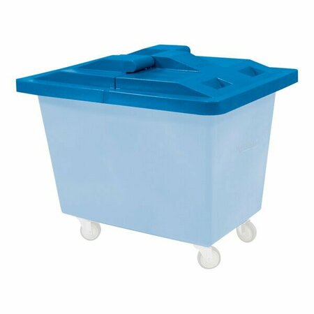 ROYAL BASKET TRUCKS R10-BLX-LDN Blue Hinged Lid for 12 Cu. Ft. Poly Trucks 50AR10BLXLDN